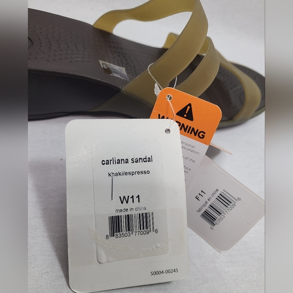 CROCS Carliana Sandal- Size 11 womens -New with tags - Picture 5 of 5